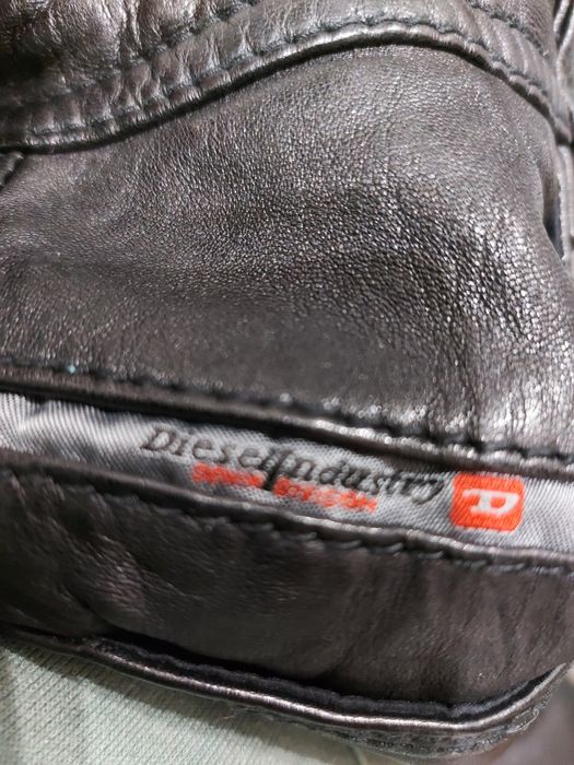 Calças em pele Diesel IndustryCalças em pele Diesel Industry