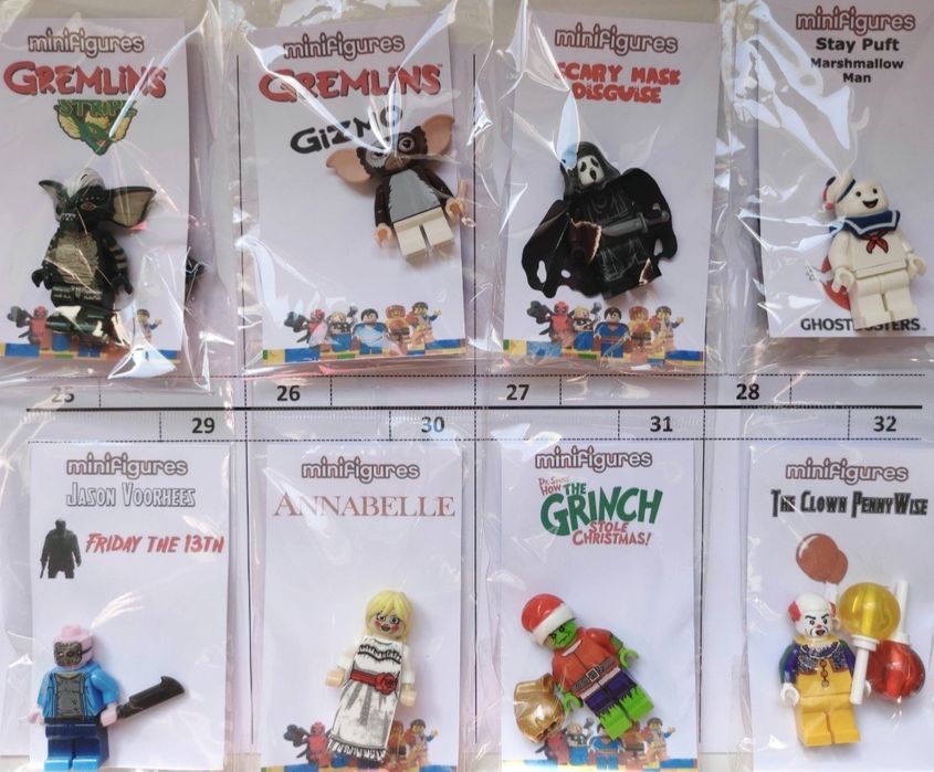 1/5 Mini Figuras Disney Star Wars Papel Stranger Winnie Simpsons Mario