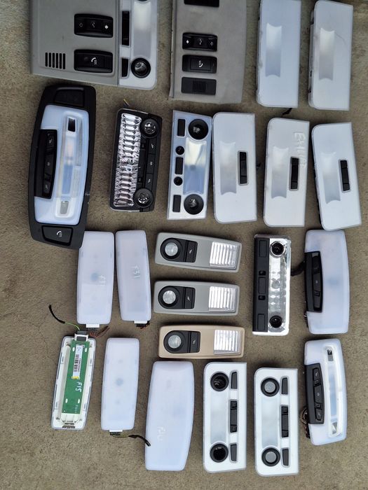 Плафон,сонцезахисний козирок, накладка,ручка,плафон Е87,90,91