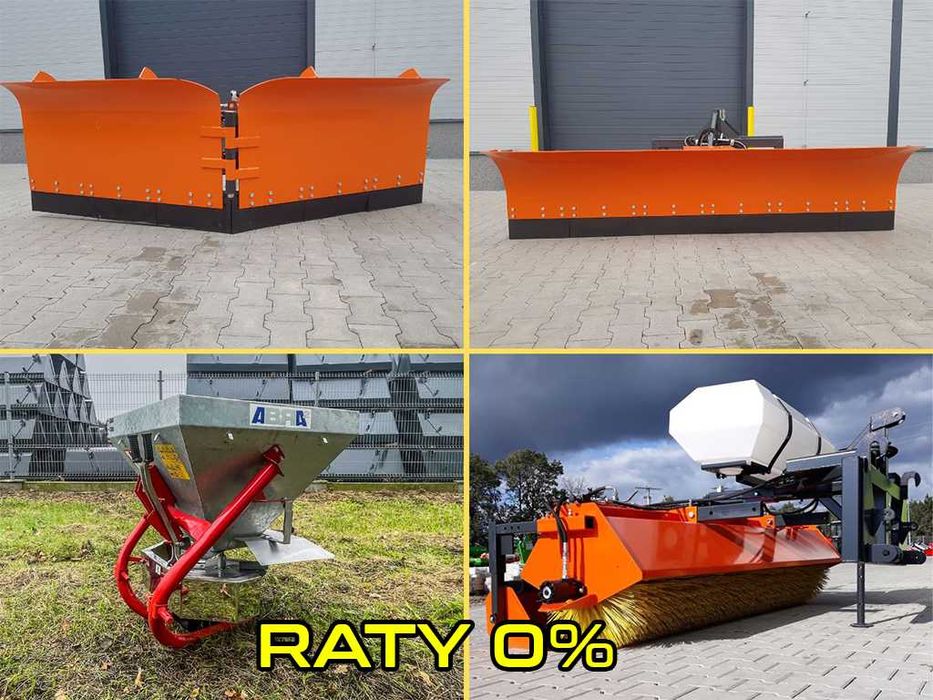 Pług śnieżny do śniegu Zamiatarka Rębak Piaskarko Solarka RATY Dostawa