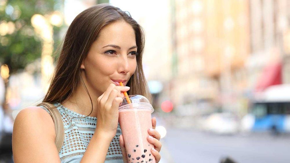 Bubble Tea pękające kulki owocowe molekularny popping boba 4 SMAKI