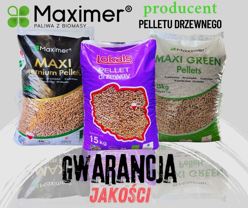 Pellet drzewny Maximer (DINplus ENplus®) Producent