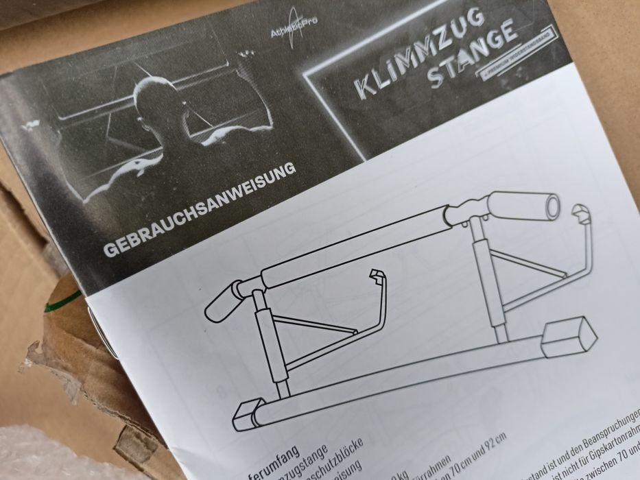 Nowy drążek do ćwiczeń