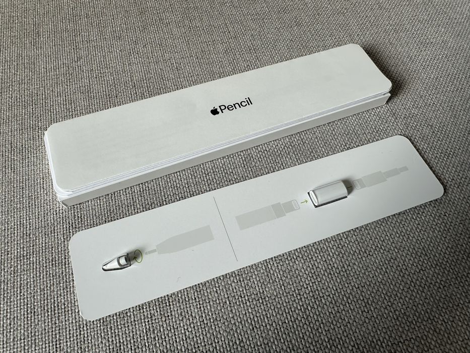 Apple Pencil 1 generacji - zestaw oryginalnych akcesoriów