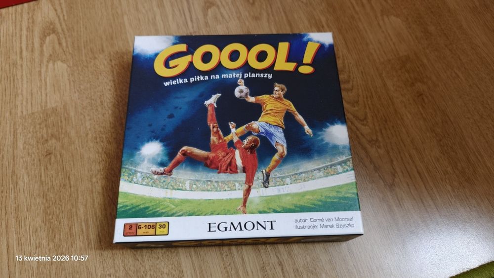 GOOOL! Wielka piłka na małej planszy. Gra planszowa