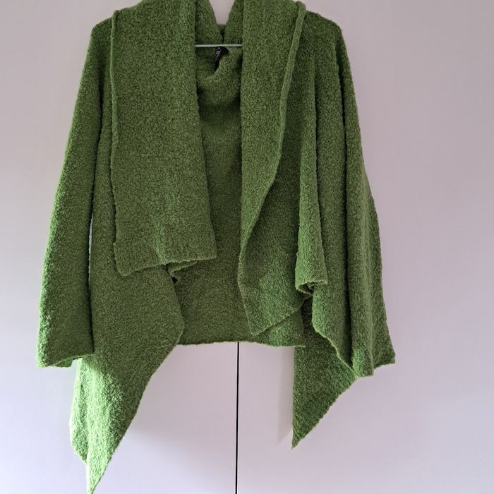 Sweterek narzutka sweterkowa kardigan alpaka uni M-L