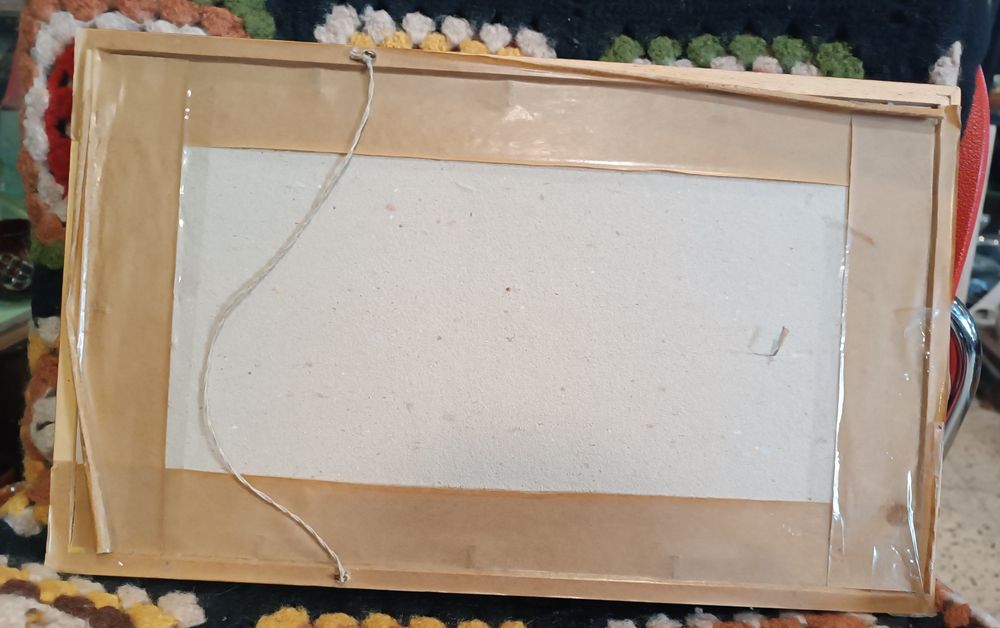 Yin  Yang ryby obraz karp Koi Chiny lata 80