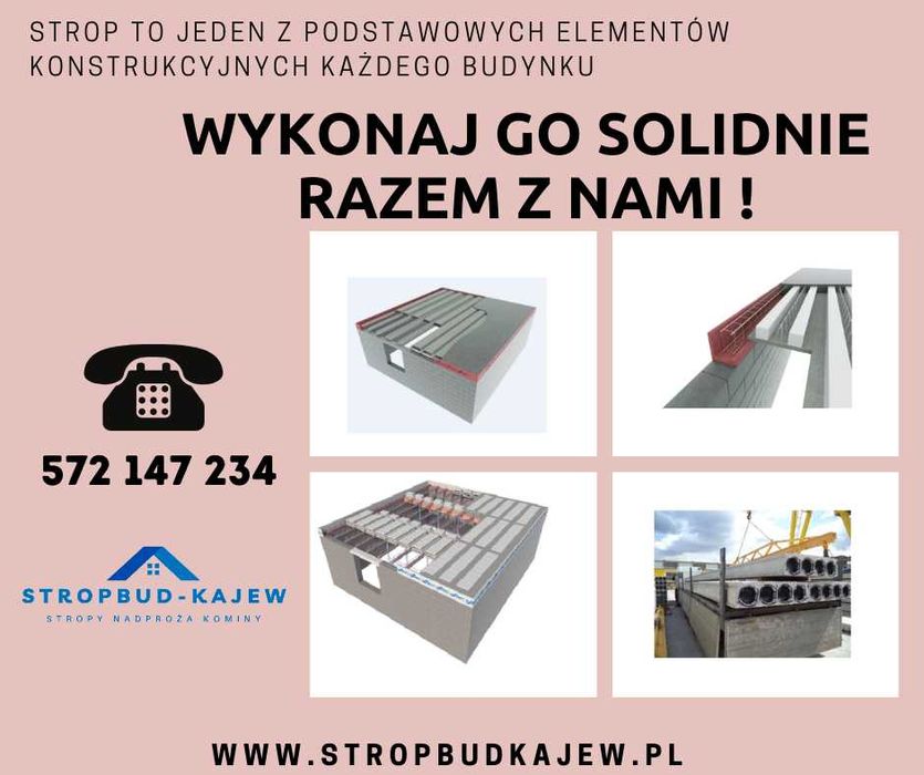 Strop Teriva gęstożebrowy