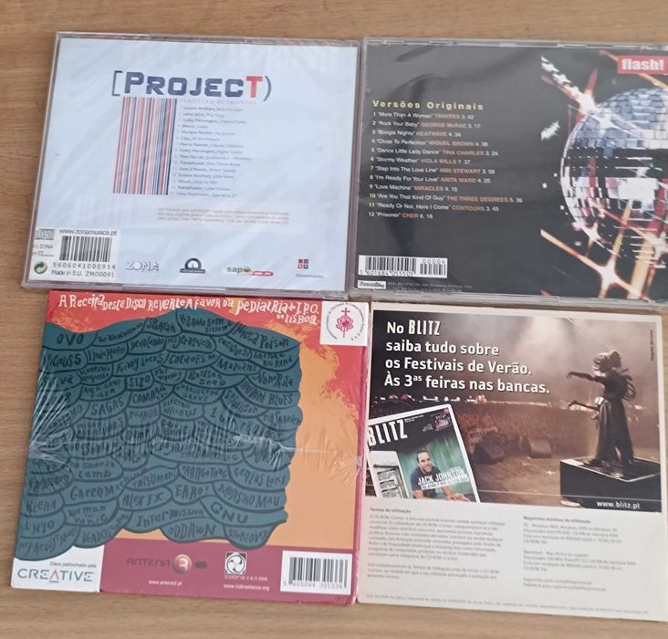 4 CDs música Portuguesa
