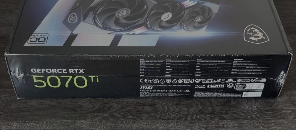 MSI GeForce RTX 5070 Ti 16G Gaming Trio OC PLUS