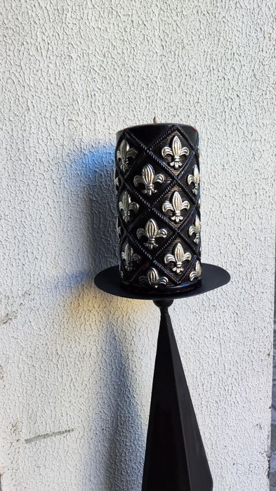 Castiçal Preto em Ferro