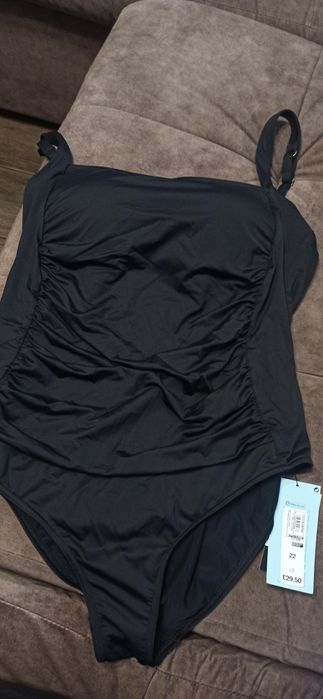 M&S женский черный купальник 52-54 новый