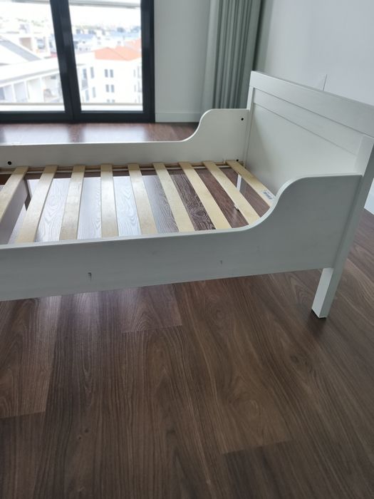 Cama Criança extensível Ikea sundvik e colchão espuma