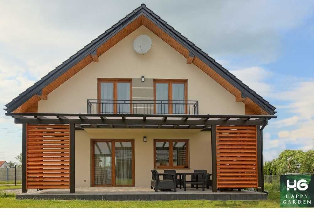 Zadaszenie tarasu dwa kolory + Wizualizacja 3D!+Szybka Realizacja