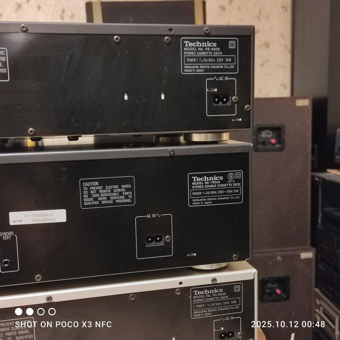 Кассетная дека Tehnics RS B505,RS TR515