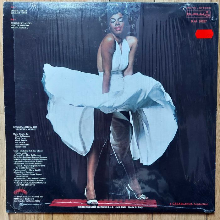Donna Summer  Four Seasons Of Love  Nov 1976  IT (NM/NM) + inne