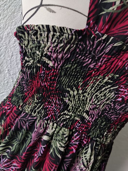 Długa sukienka boho 42 XL dla wysokiej  nowa