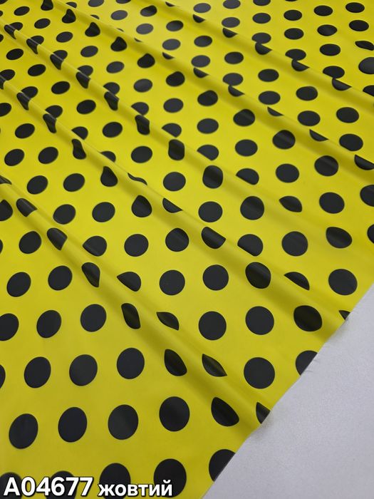 Ткань плащевка лаке горох принт опт и розница