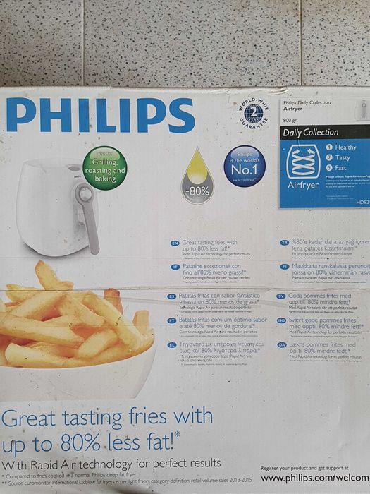 Airfryer Philips Novo, na embalagem original