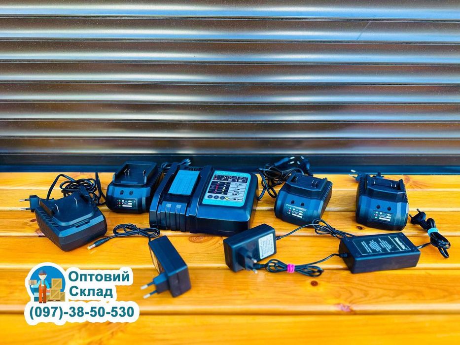Акумулятори Makita DeWALT 12V-36V Аккумуляторы Батареї Зарядки 220V