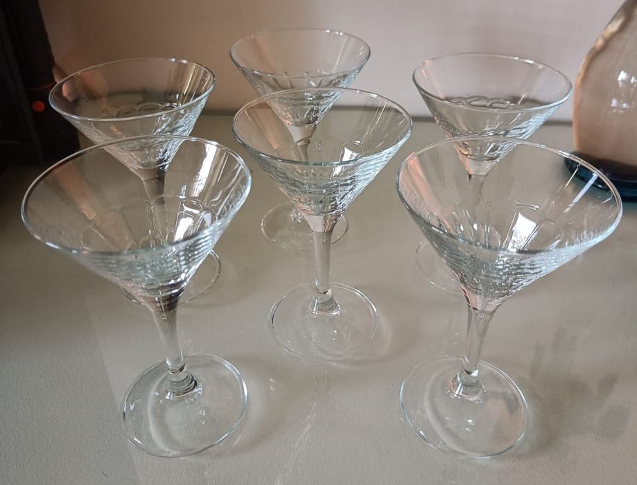 Copos de Martini e flutes