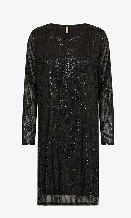Чорна вечірня сукня з паєтками Soyaconcept блискуча ошатна сукня нова