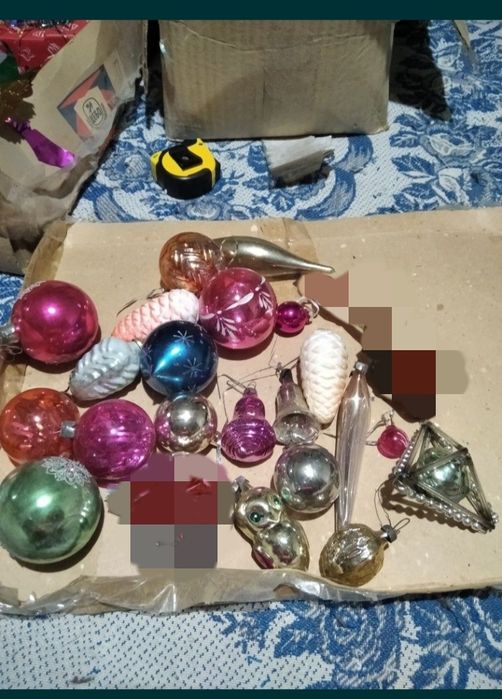 Новогодние ёлочные елочные игрушки СССР