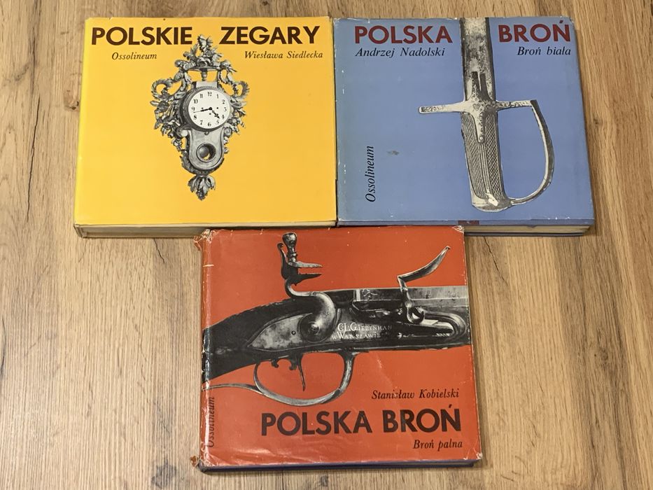 Zestaw 3 ksiazek z serii "Polskie Rzemiosło i Polski Przemysł"