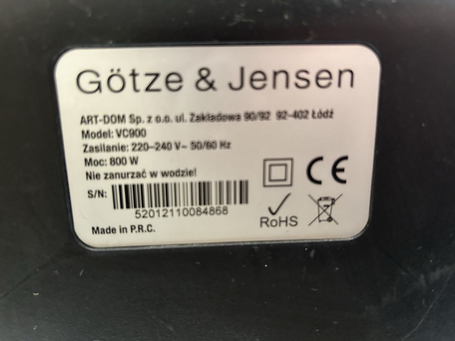 Odkurzacz Götse & Jensen