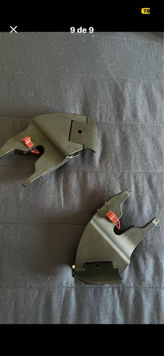 Trio Chico com mala, 2 isofix e adaptadores