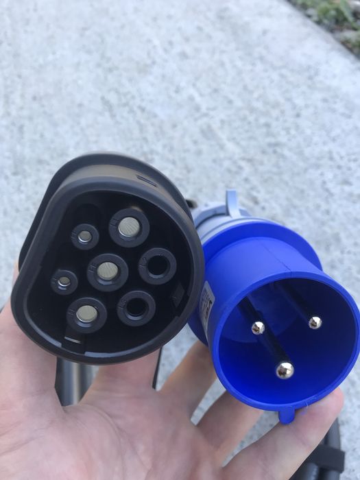 Зарядний пристрій EV CHARGER 32А 7KW TYPE1 та TYPE2 + WIFI