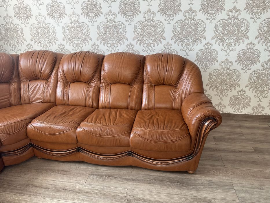 Шкіряний диван Дюна