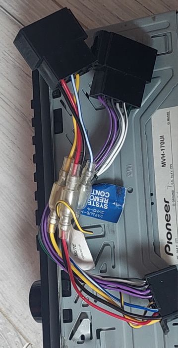Radyjko 1din Pioneer mvh-170ui Usb Aux 4x50wat super gra