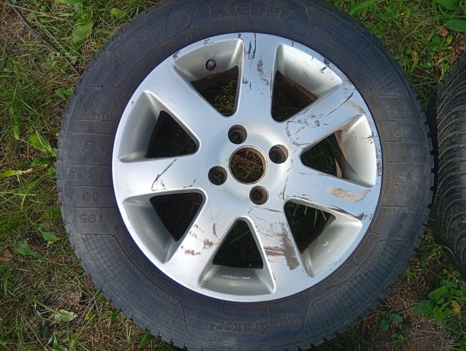 Felgi opel astra g 15 aluminiowe 4x100