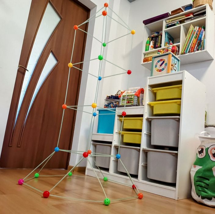 Намет конструктор з накриттям 88 елементів, світиться,халабуда,палатка