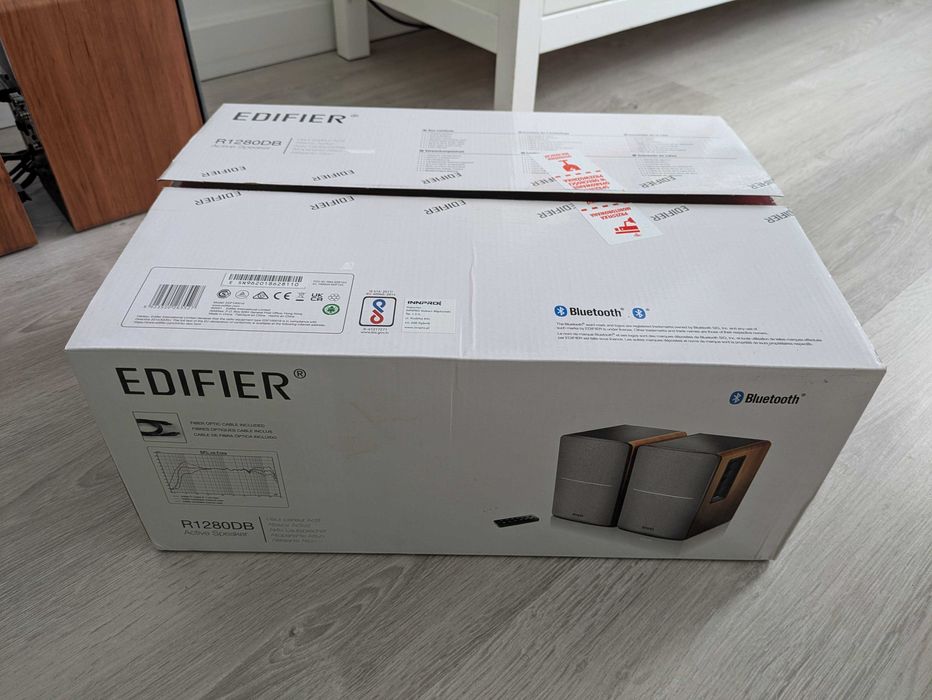 Głośniki Edifier R1280DB 2.0 RCA OPT Bluetooth 42W Pilot
