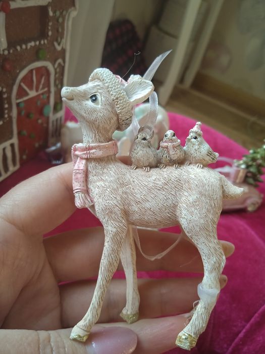 Набір,  новорічні іграшки. Новорічний декор.