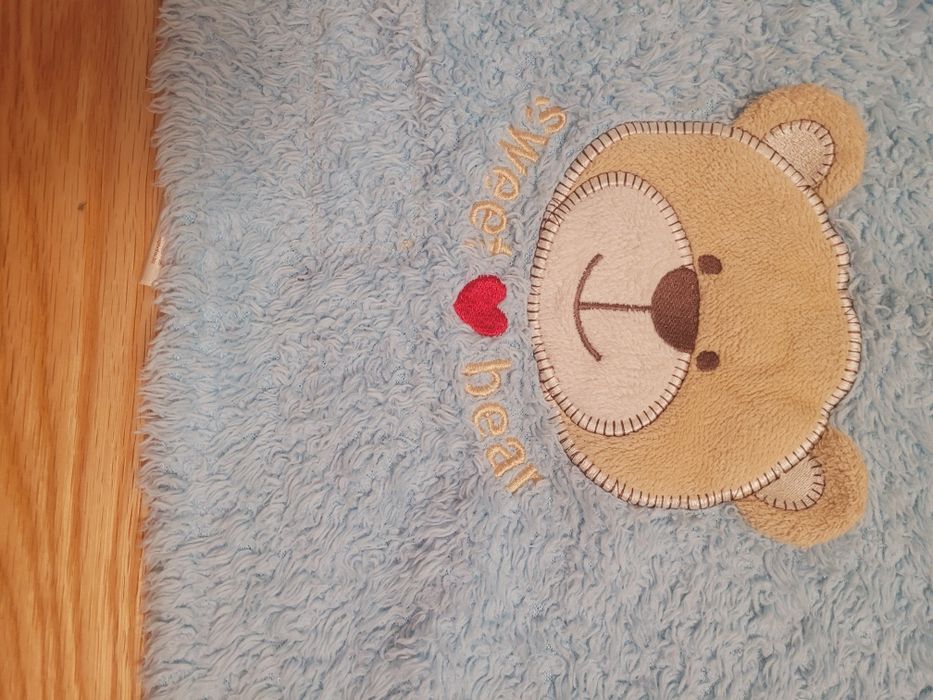 Niebieski kocyk 76x102