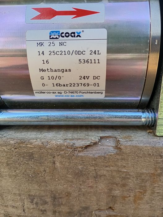 Клапан для метанового газу COAX MK25NC
МК/ФК 25