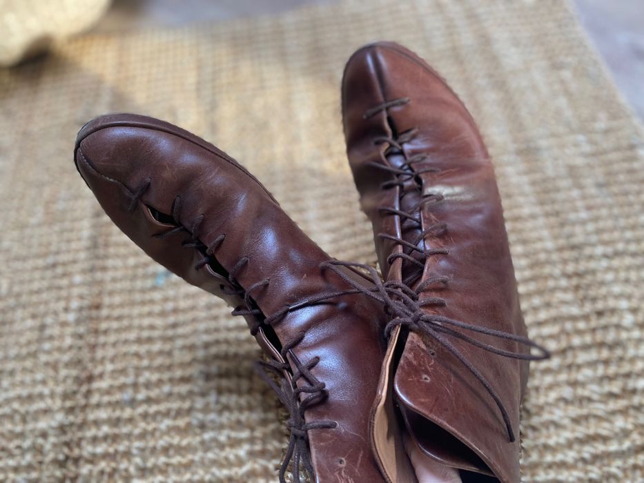 Botki skórzane Bałagan Studio Rocky 41 brąz