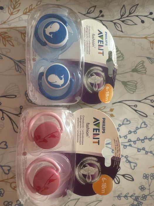 Smoczki philips avent niebieskie