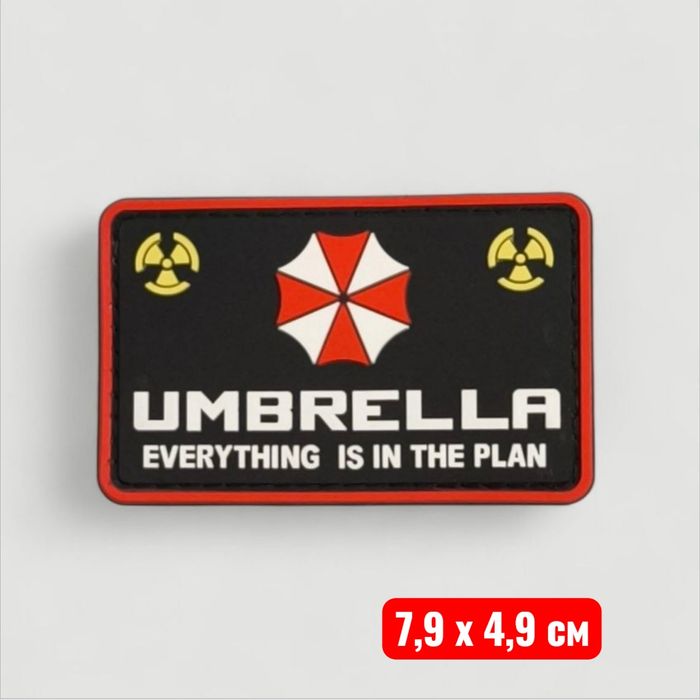 Шеврон Umbrella Corporation Патч / нашивка на липучці SWAT 5.11 из ПВХ