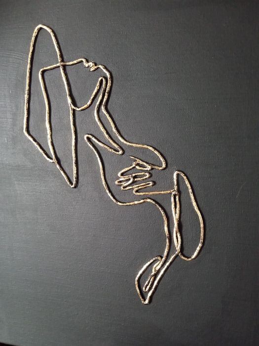 Obraz na czarnym tle 30/40 cm