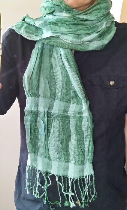 Lenço algodão Verde