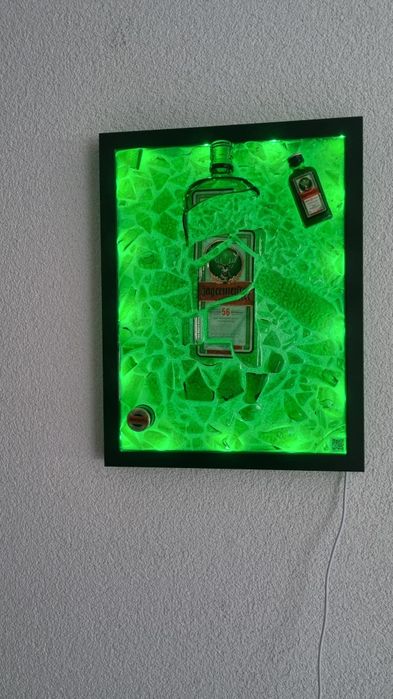-30% Obraz LED "klasyczny" Jagermeister NOWOCZESNY DESIGN!