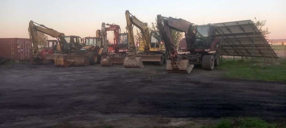 Uslugi koparką  mini koparką wywrotką kruszarką mobilna zageszczarka