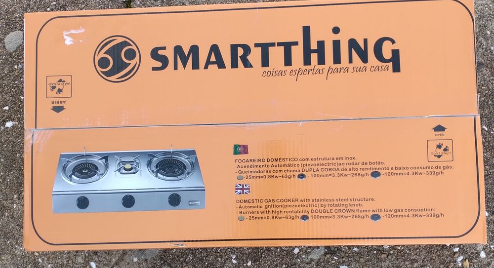 Fogão a gás de 3 bicos