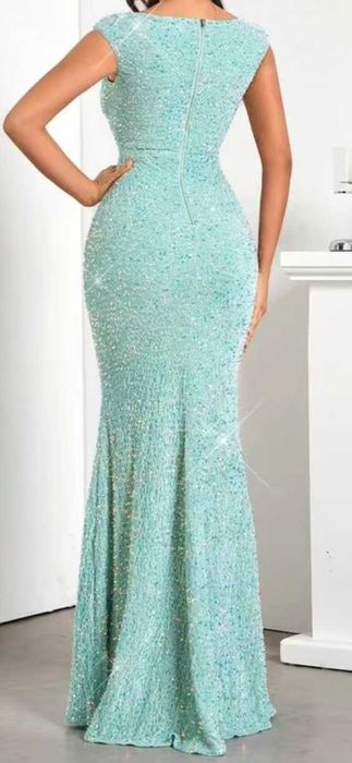 Sukienka maxi cekiny
