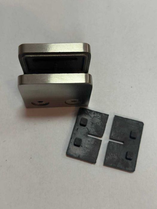 Тримач скла нж S.S.316 під скло 6-10мм з кріпленням до плоскої поверхн