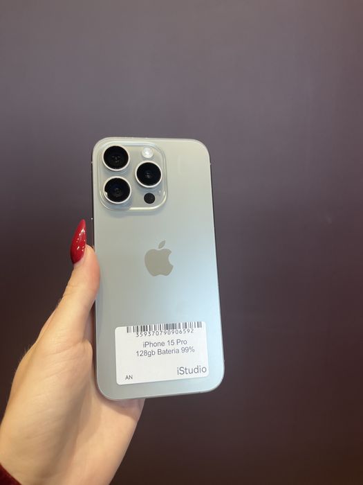 RATY 0% iPhone 15 Pro 128 GB BATERIA 99% GWARANCJA 12 miesiecy !!!